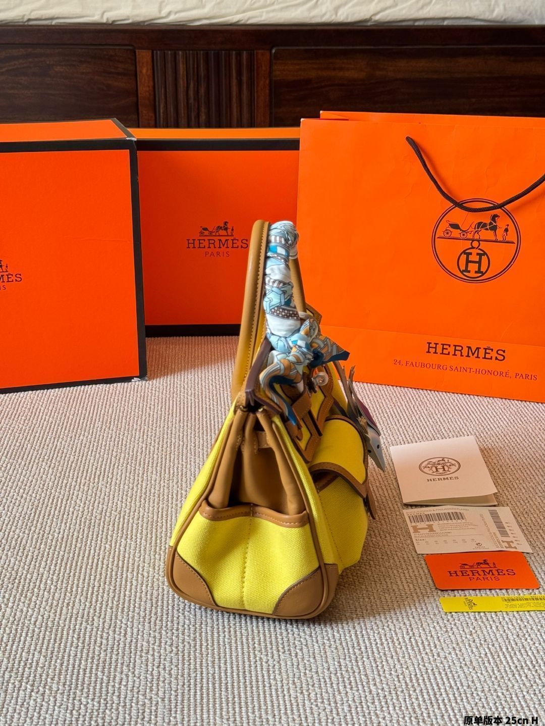 今日特価】Herm?s Birkin 25 cago Panda Color 2025 New Model