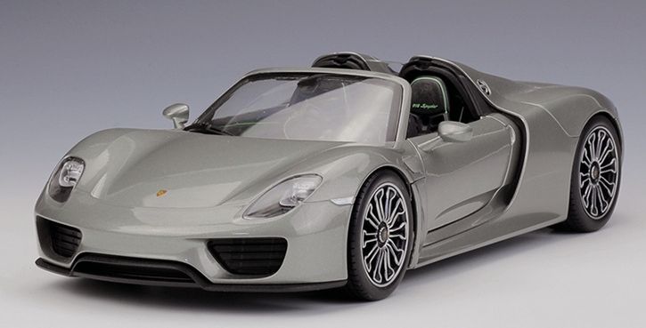 WELLY1:18 ポルシェ Porsche918Spyder スポーツカー シミュレーション合金完成車 車のモデル