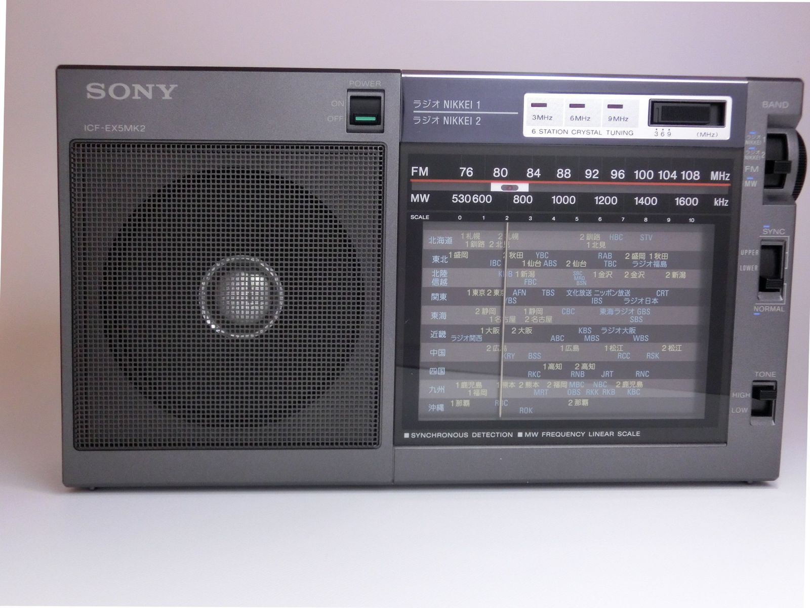 SONY FM/AM/ラジオNIKKEIポータブルラジオ ICF-EX5MK2(中古品) - メルカリ 
