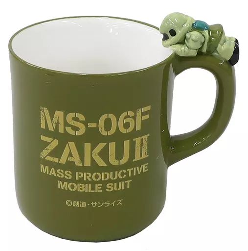 中古】マグカップ・湯のみ ザクII フィギュア付きマグカップ