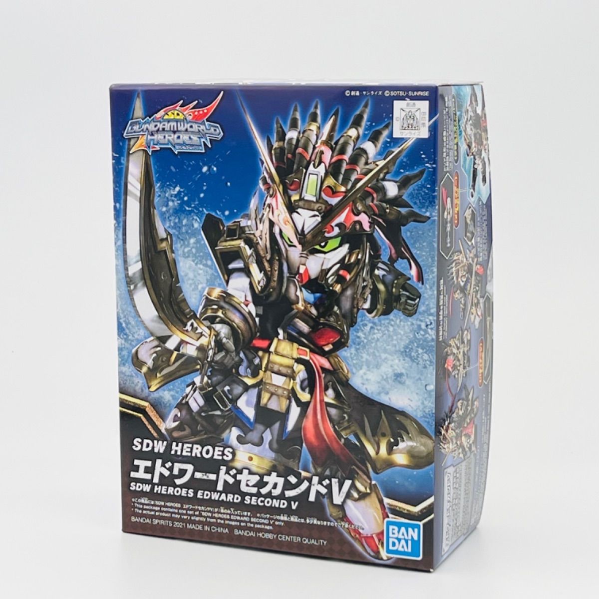 BANDAI - 組立済み SDW HEROES エドワードセカンドV Amazon.com: Bandai Hobby - SD Gundam World Heroes - Edward