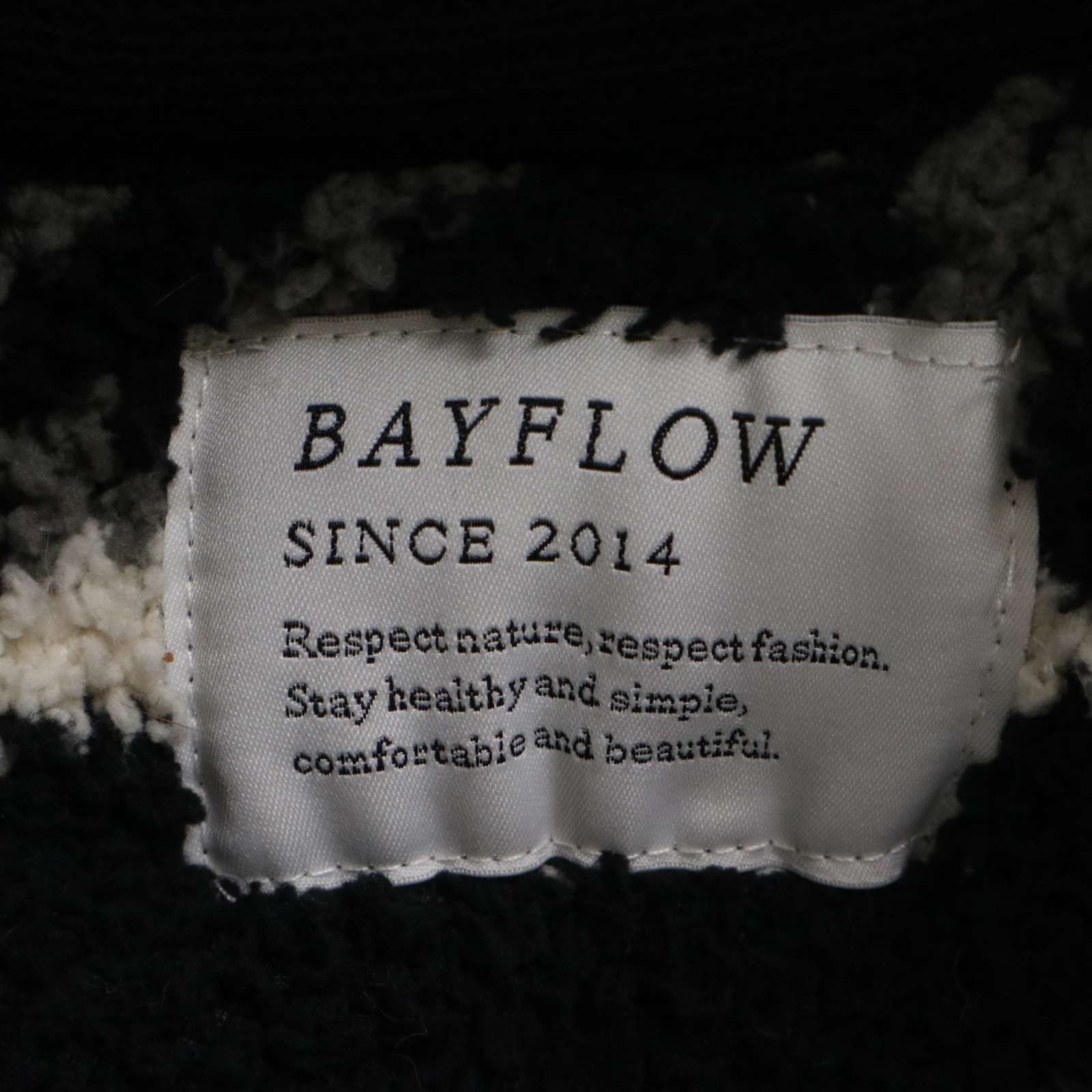 BAYFLOW ベイフロー 秋冬☆ ネイティブ柄 スター ボーダー ボア
