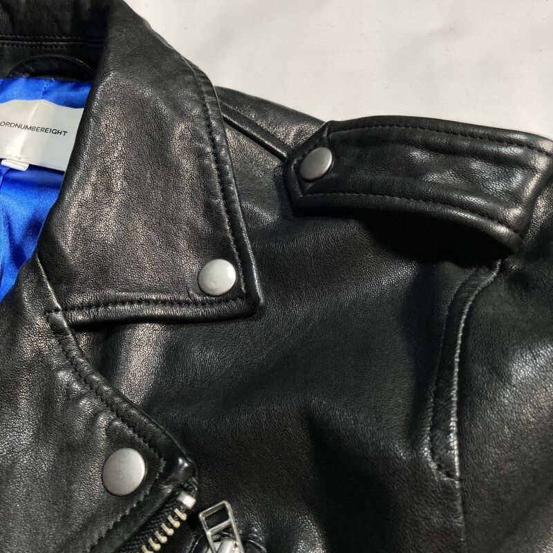 CHORD NUMBER EIGHT☆完売☆W RIDERS JACKET☆希少サイズL☆羊革レザー