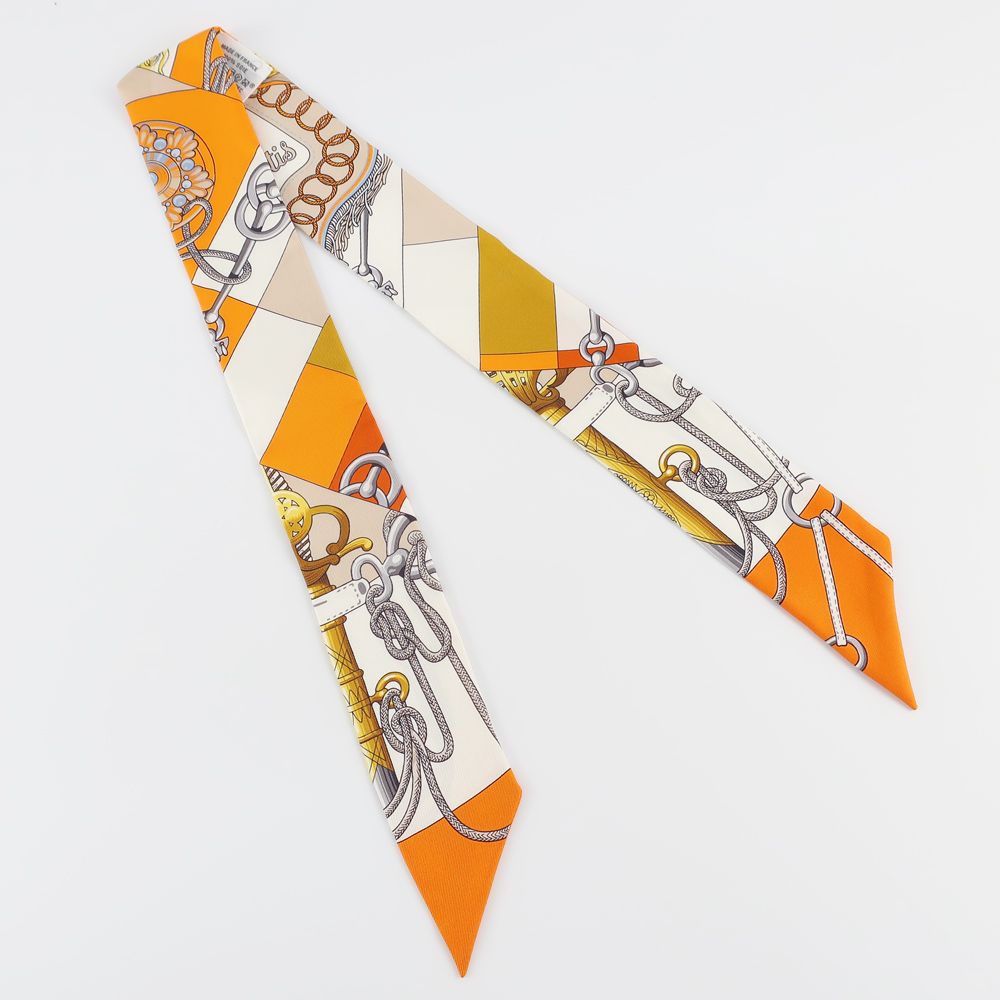 HERMES エルメス Cliquetis クリケティス ツイリー Amazon | [エルメス] クリケティス CLIQUETIS シルク 2色 ツイリー