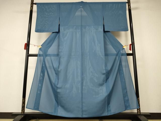 平和屋着物＊夏物 色無地 絽 舛花色 洗える着物 AABB2576jd