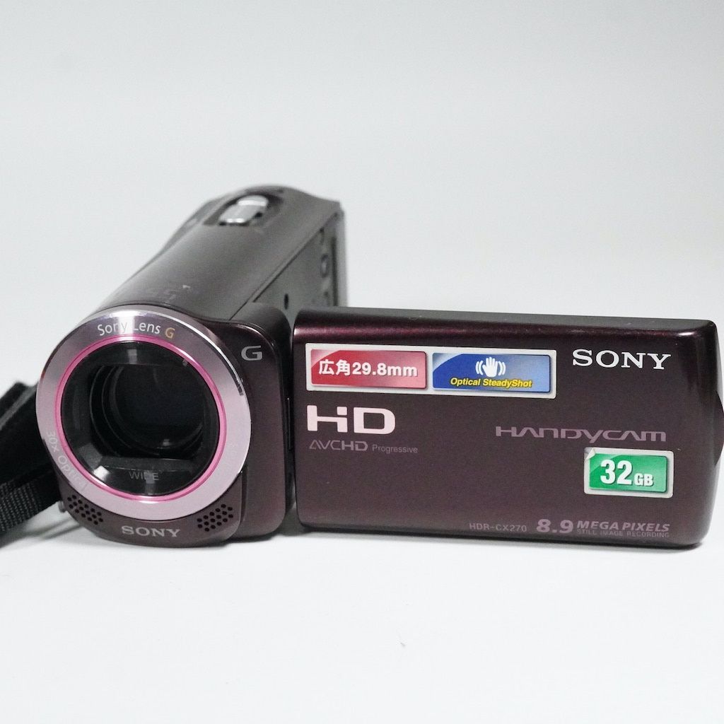 SONY ソニー HDR-CX270V ブラウン 動作OK 返金保証 /1898 - メルカリ