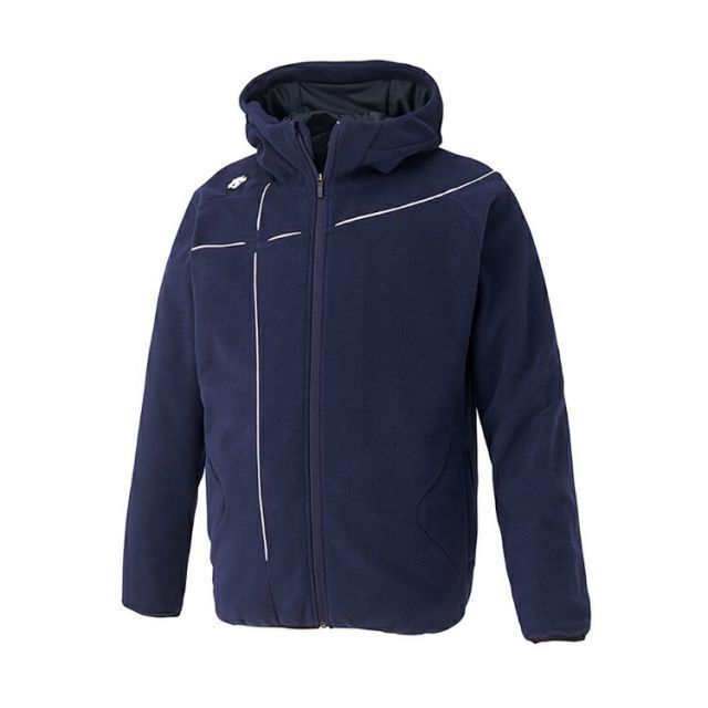 DESCENTE デサント フリースジャケット(フルオープン) DネイビーxS