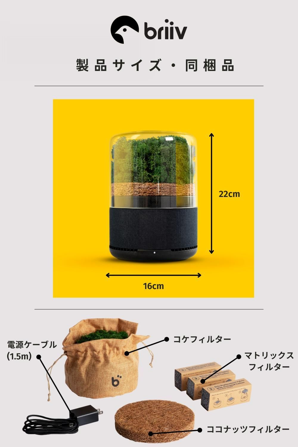 briiv ブリーヴ Single Pack 空気清浄機 アウトレット品 - メルカリ