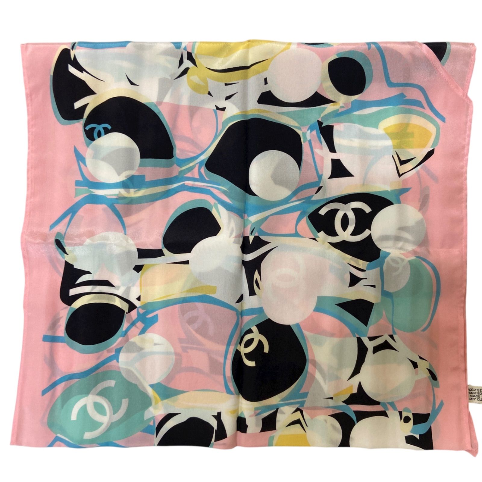 CHANEL シャネル ストール ショール スカーフ シルク ココマーク