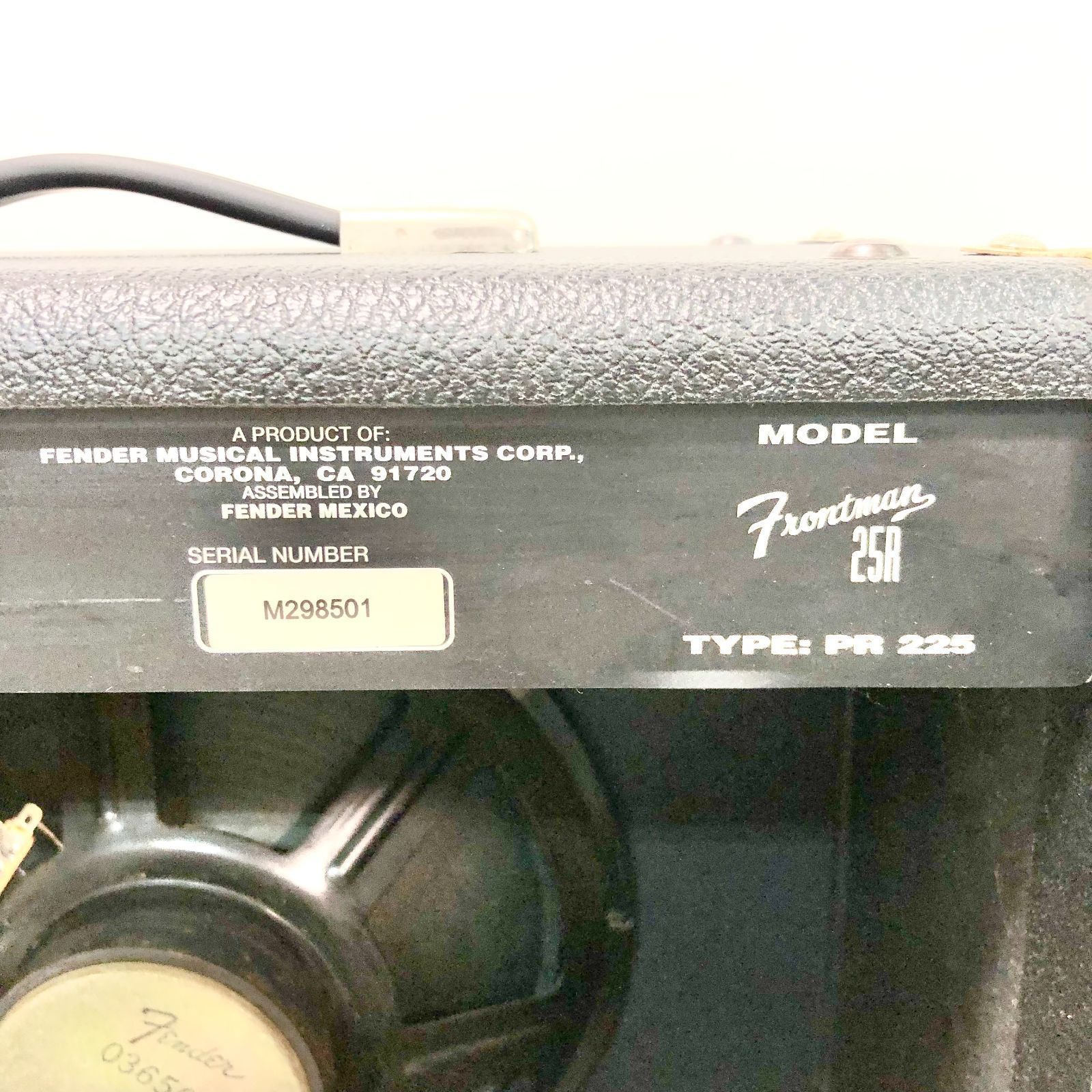 フェンダー フロントマン25R TYPE：PR225 FENDER アンプ - メルカリ