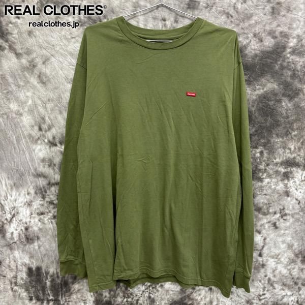 トップス Supreme Small Box L/S Tee Olive (25SS) Supreme Small Box L S Tee (FW23) - $68