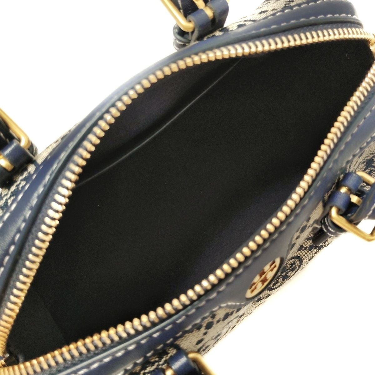 バレル ネイビー×グレーベージュ