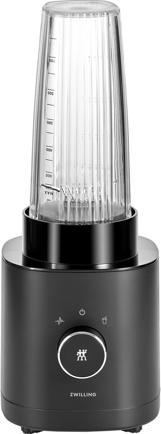 ZWILLING ツヴィリング 「 エンフィニジー パーソナルブレンダー ブラック 550ml 」ミキサー ジューサー スムージー 小型 ボトルブレンダー レシピブック付き 【日本正規販売品】 ENFINIGY PERSONAL B