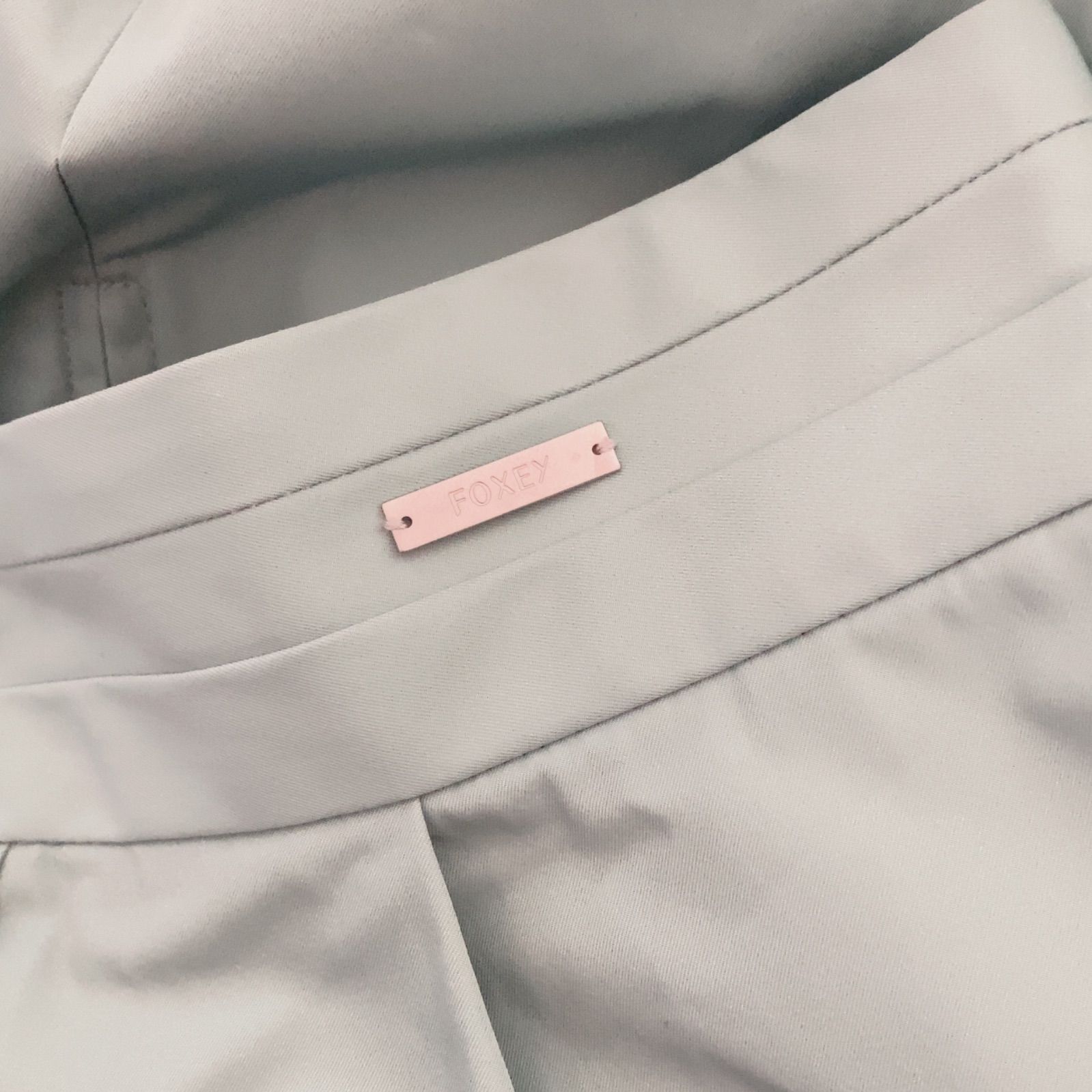 【美品】フォクシー フレアスカート Aライン ミントグリーン 膝丈 40 フレアスカート ひざ丈 通販 スカート 膝丈 aラインスカート 膝