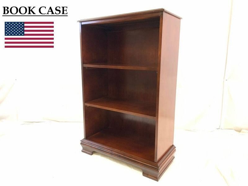 アメリカ家具】本棚 ブックシェルフ ブックケース オープン