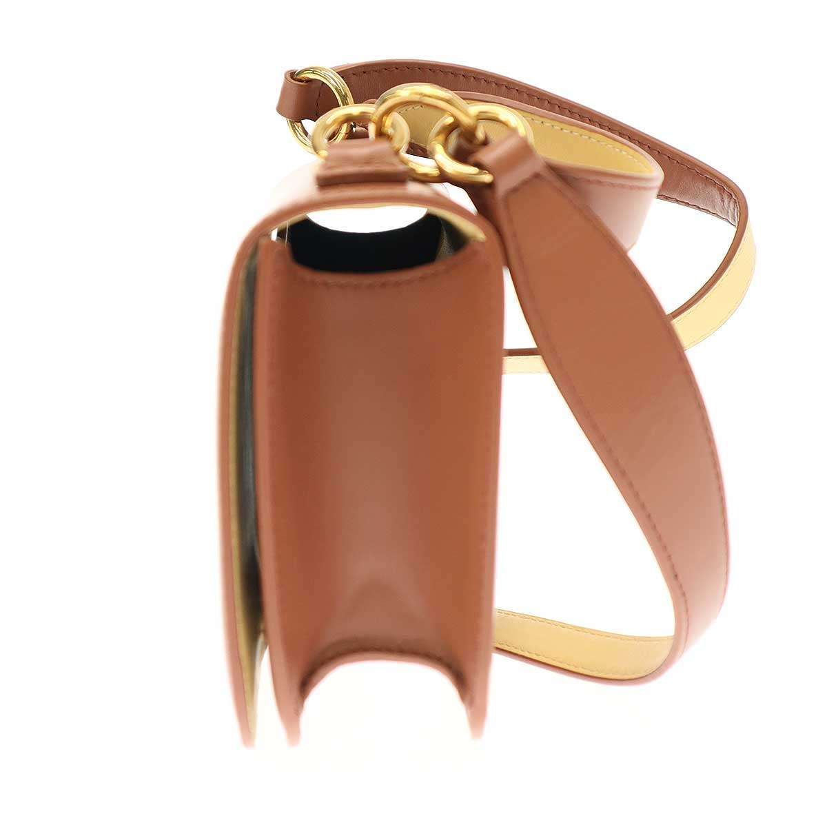 Jil Sander レザー ショルダーバッグ | ブラウン | FARFETCH JP