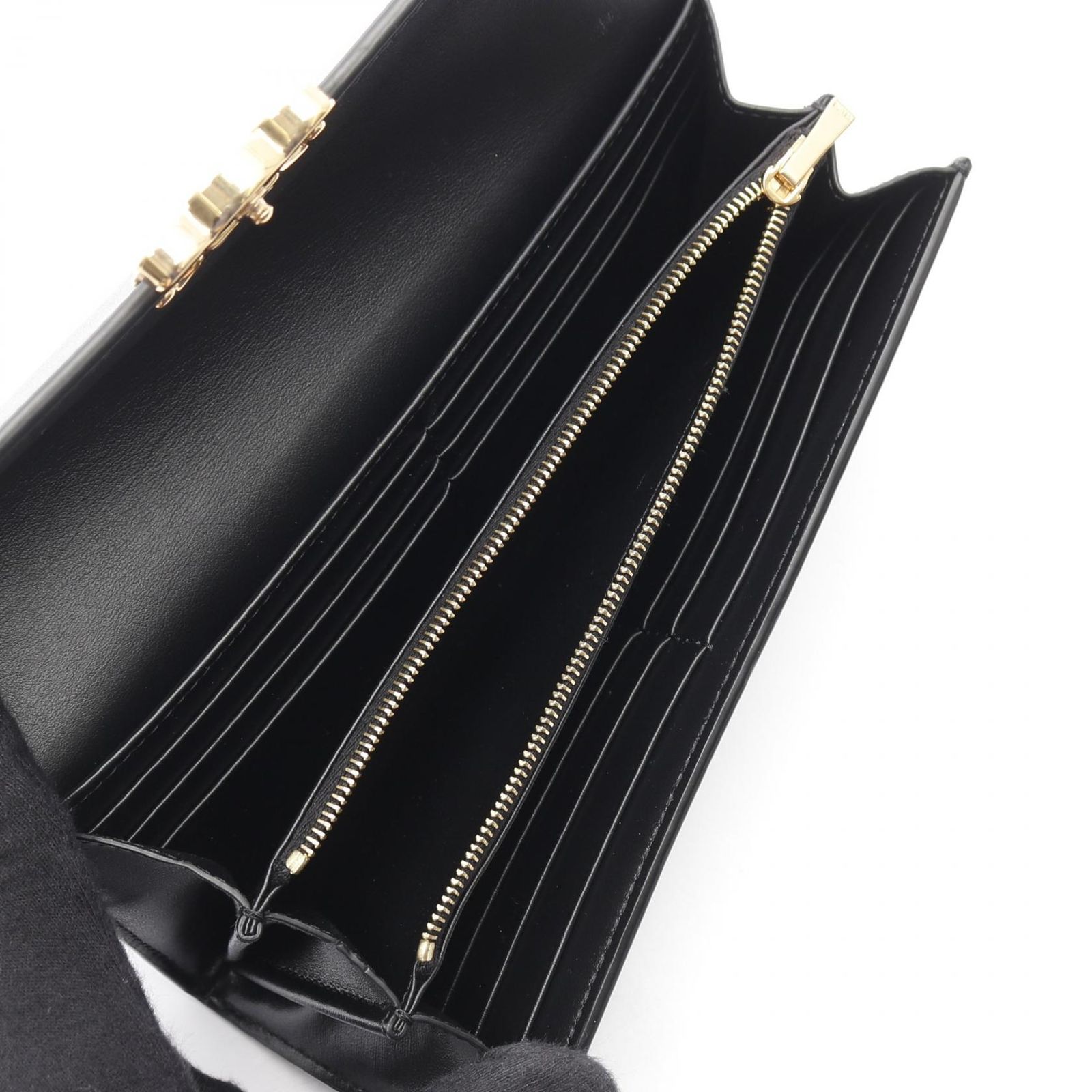 CELINE(セリーヌ) / 長財布/レザー/BLK/無地/メンズ | 中古品の
