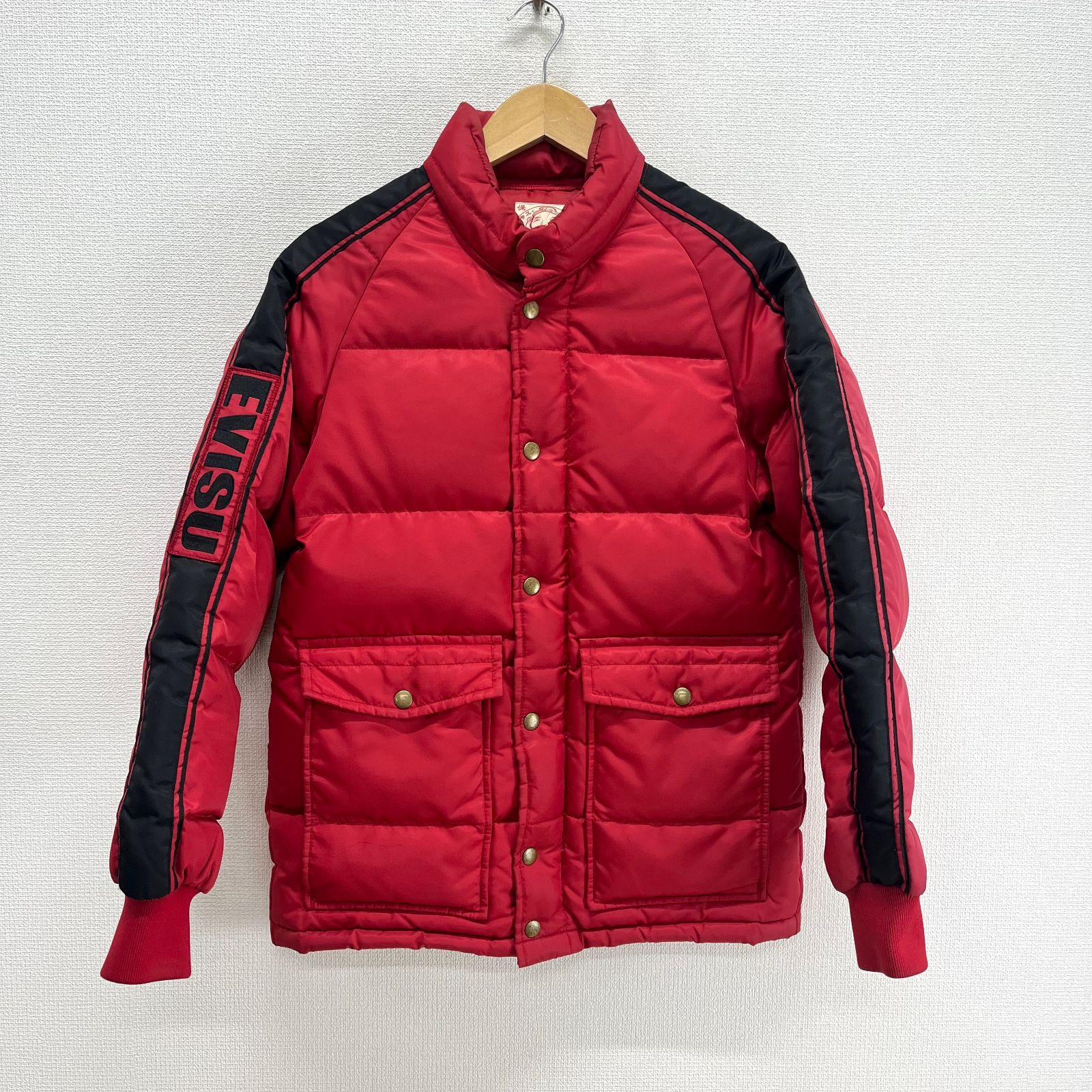 EVISU エヴィス レーシングダウンジャケット ロゴ 36 10120547 - メルカリ