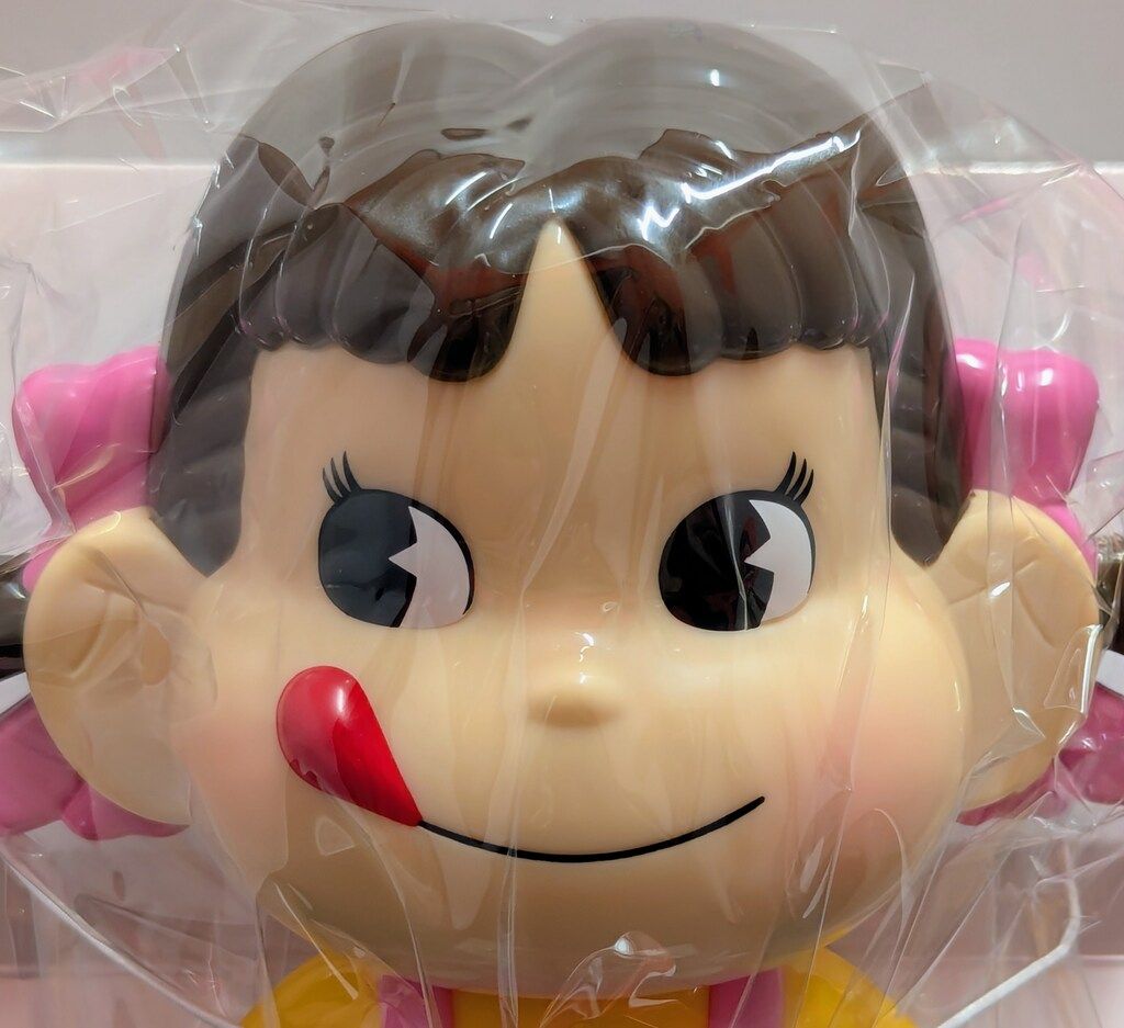首振りはペコちゃん　ピンク 首振りはペコちゃん ピンク