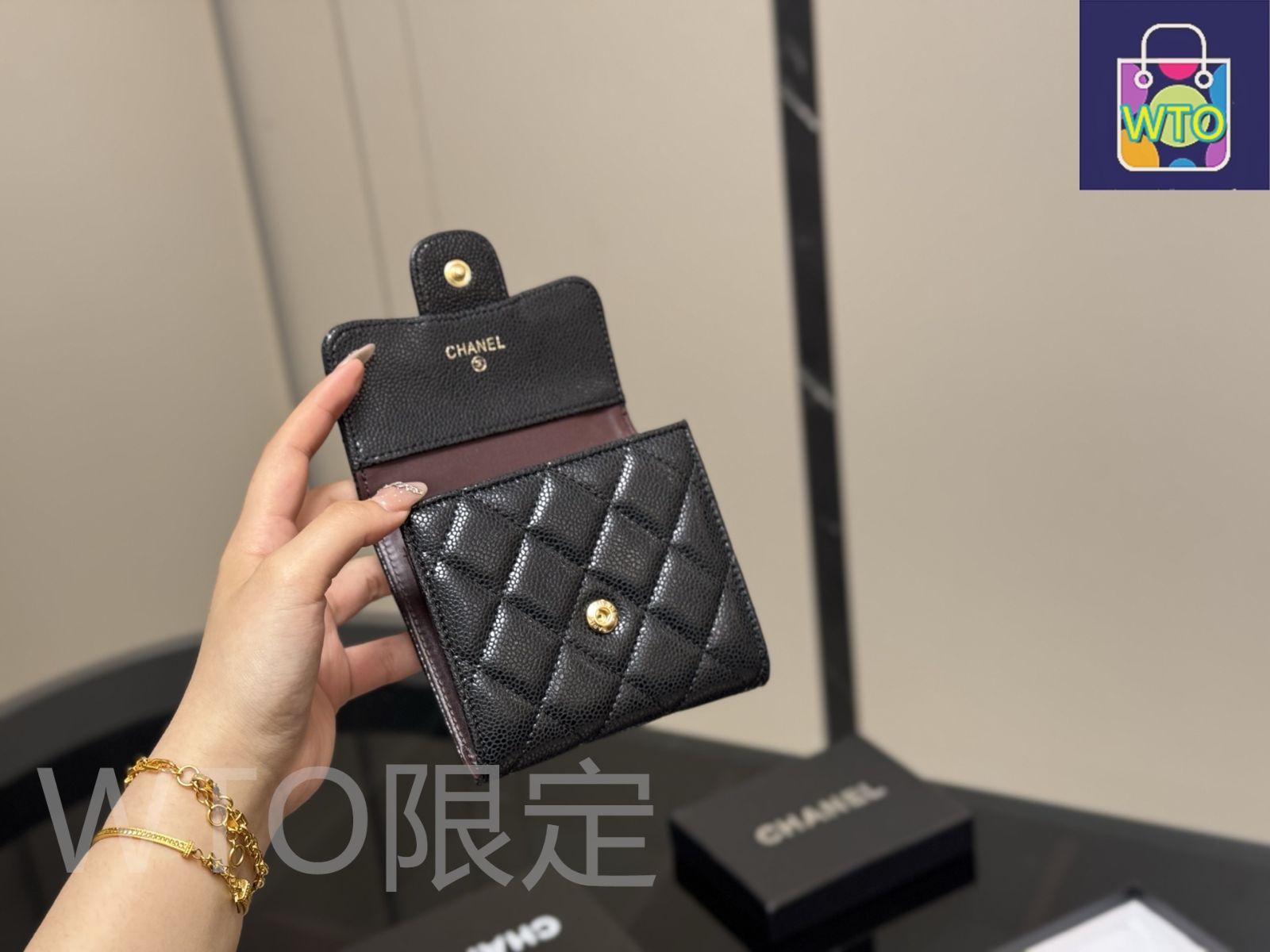 今日特価】Chanel Short Wallet シャネル ショートウォレット
