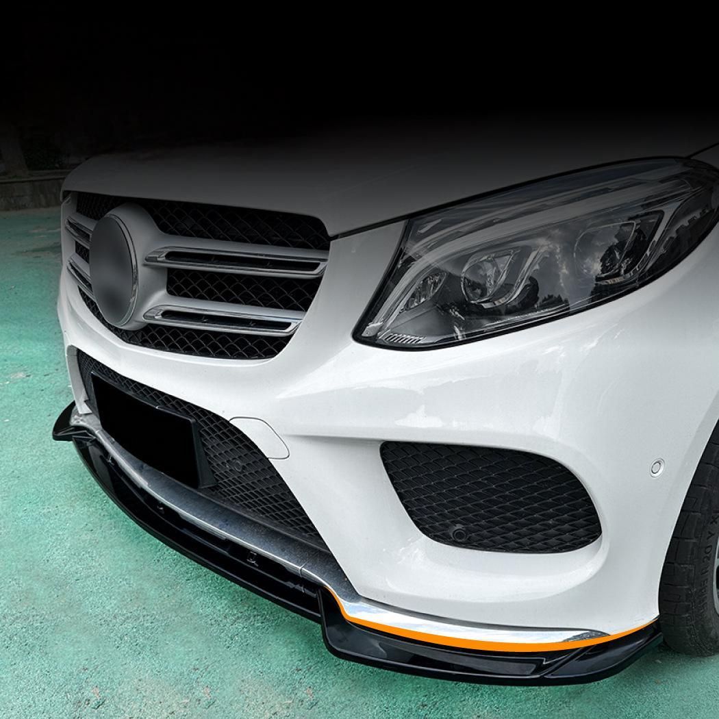 適用メルセデス GLE クーペ W166 C292 15-18 フロントリップ スポイラー エアロ パーツ 外装 ドレスアップ