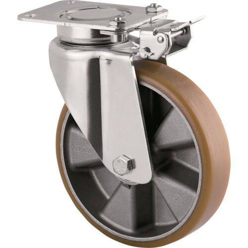 テンテキャスター 高性能旋回双輪キャスターLINEA(ウレタン車輪) 594CUAP125P3013 テンテキャスター 高性能旋回双輪キャスターLINEA(ウレタン車輪