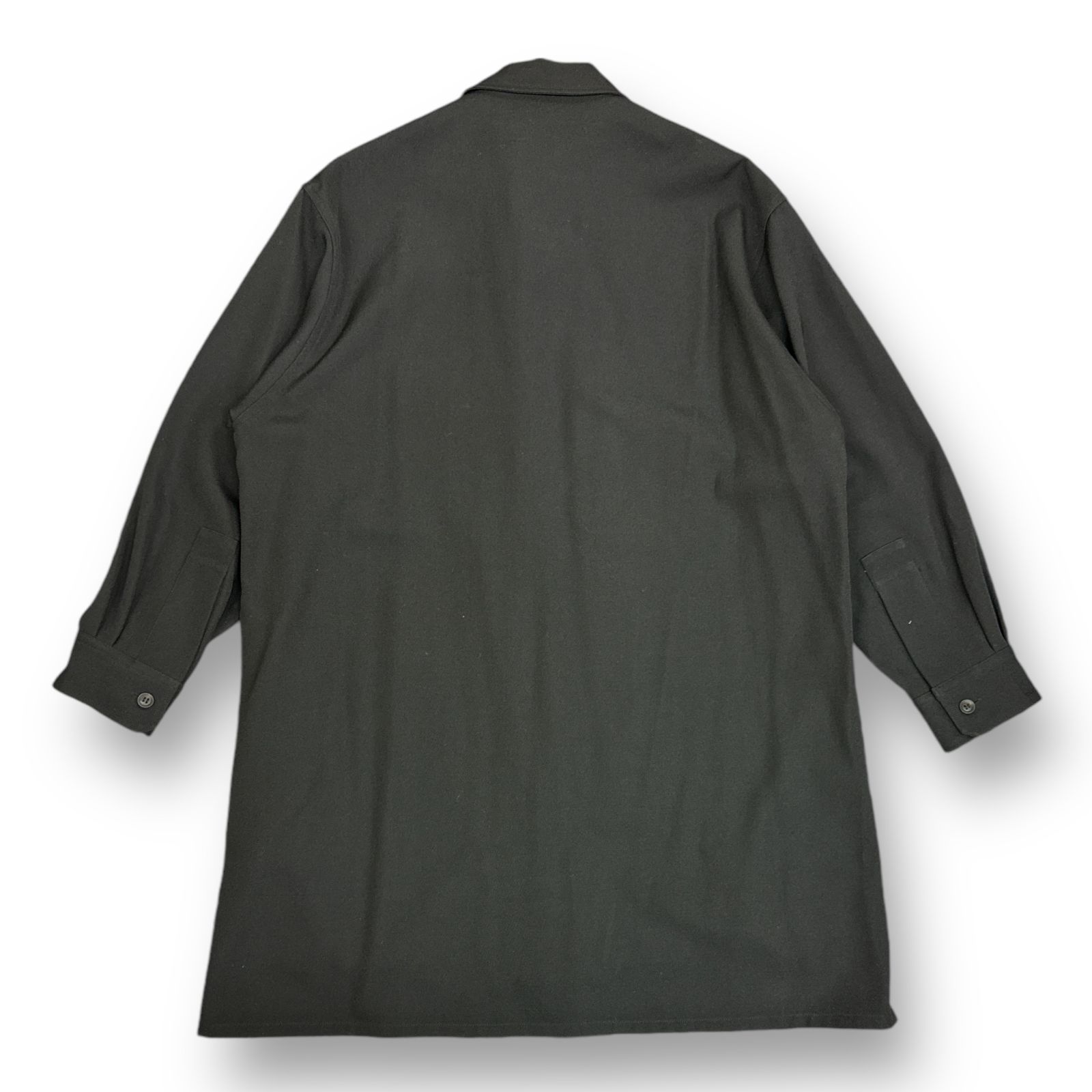 美品 YOHJI YAMAMOTO POUR HOMME 23AW HJ-B02-101 ARMY GABARDINE OPEN 