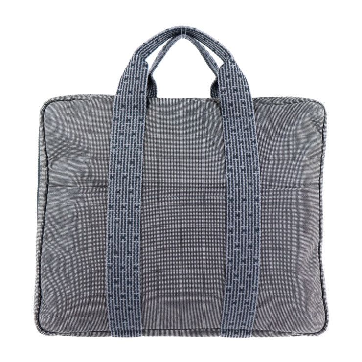HERMES エルメス ビジネスバッグ 2way グレー エールライン HERMES - HERMES エルメス 2WAY エールライン ビジネスバッグ PC