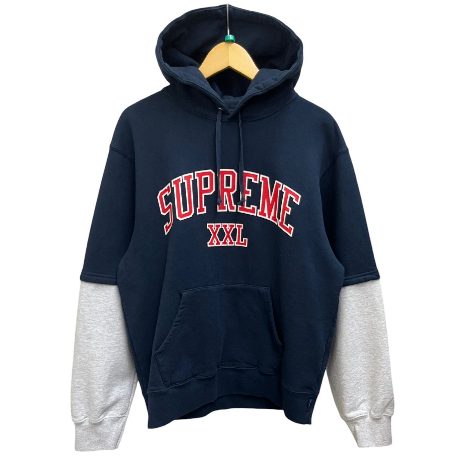 Supreme (シュプリーム) 2020SS XXL Hooded Sweatshirt フーデッド スウェットシャツ パーカー フーディー M ネイビー メンズ/036