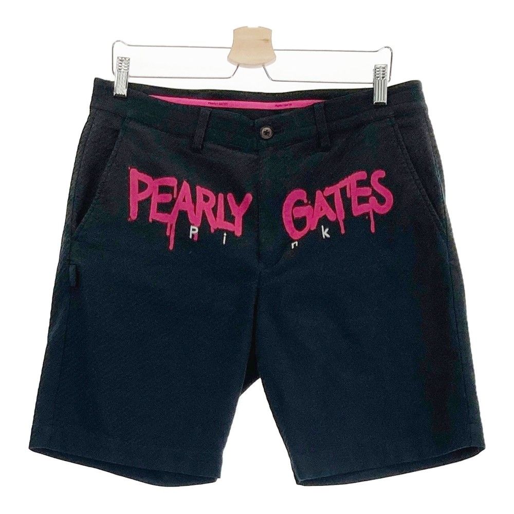 サイズ：6 PEARLY GATES パーリーゲイツ 2023年モデル ハーフパンツ  ブラック系 [240101327949]# ゴルフウェア メンズ ストスト