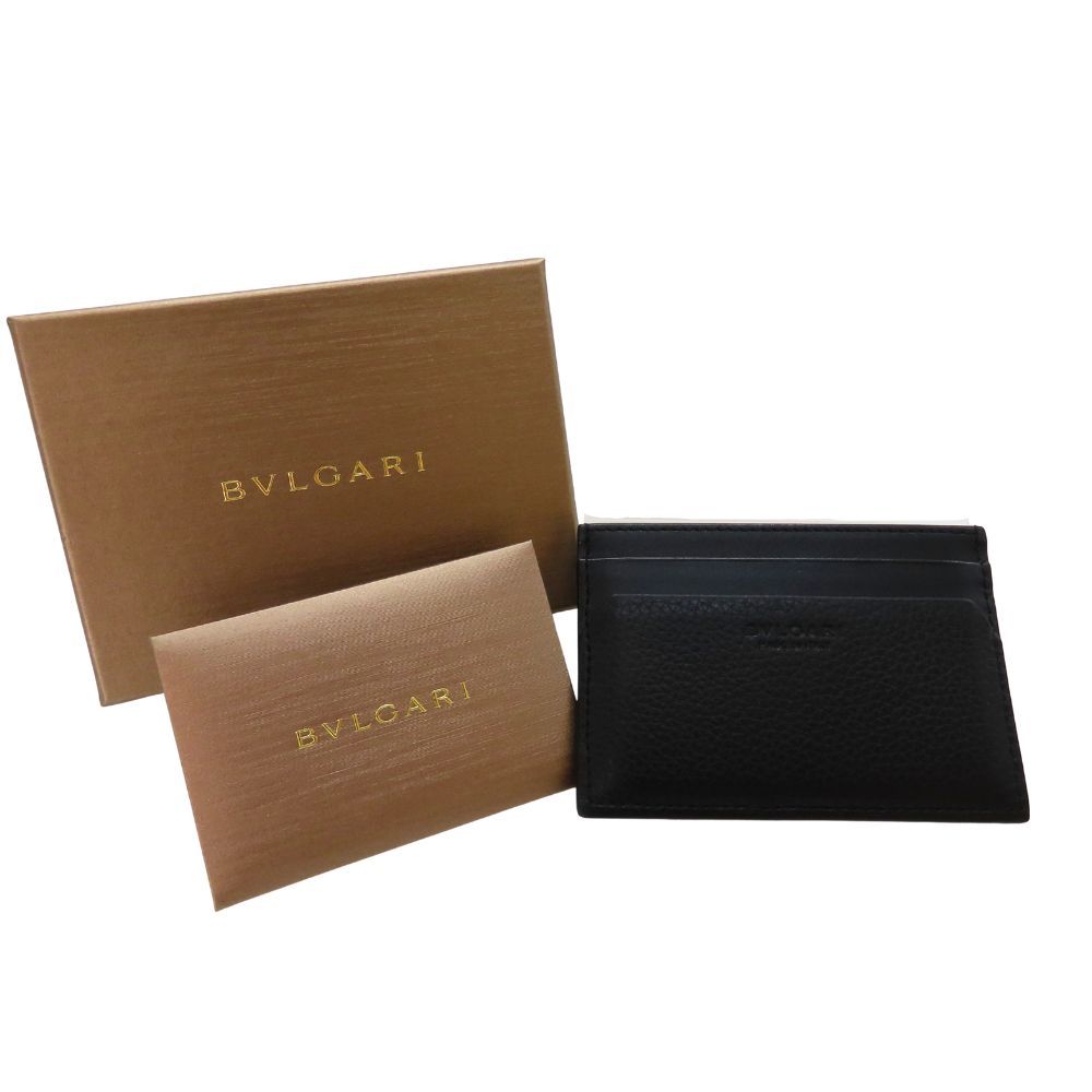中古】BVLGARI ブルガリ カードケース OCTO オクト 36969 カーフ