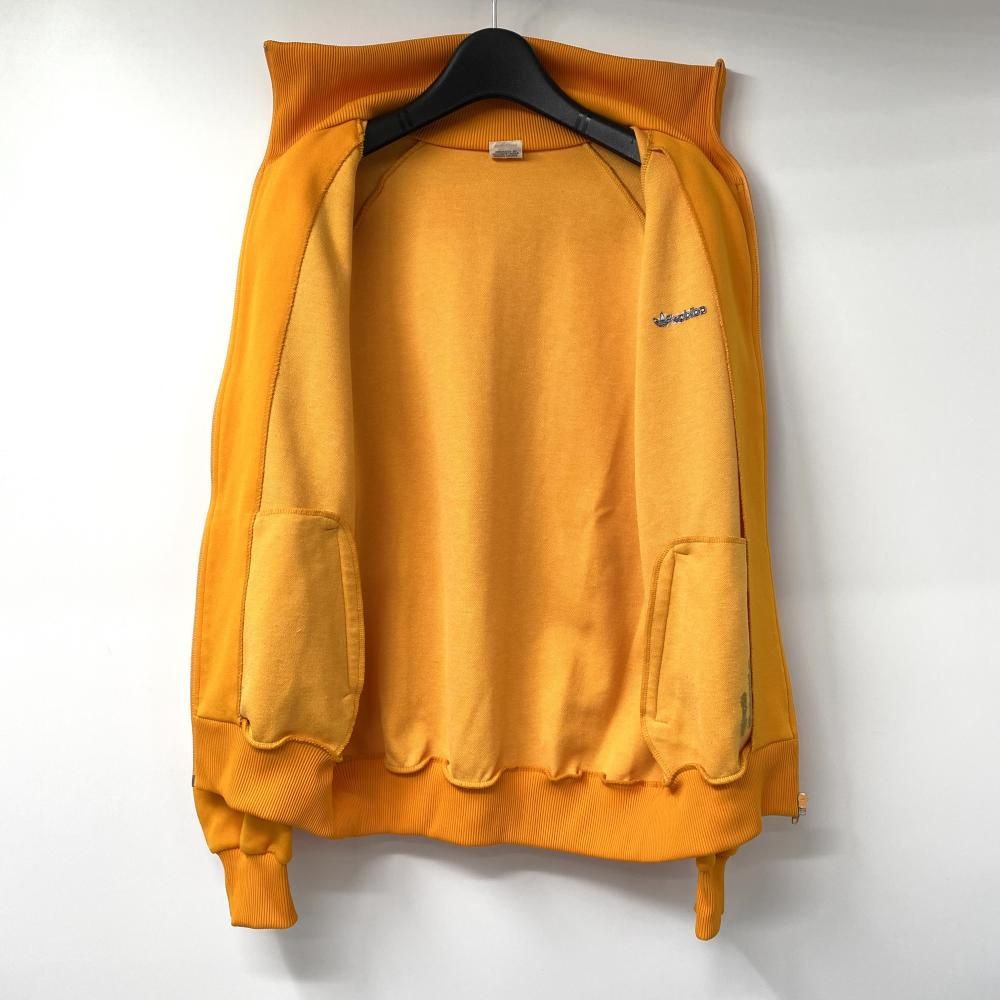 中古】80s adidas 西ドイツ製 トラックジャケット サイズL イエロー