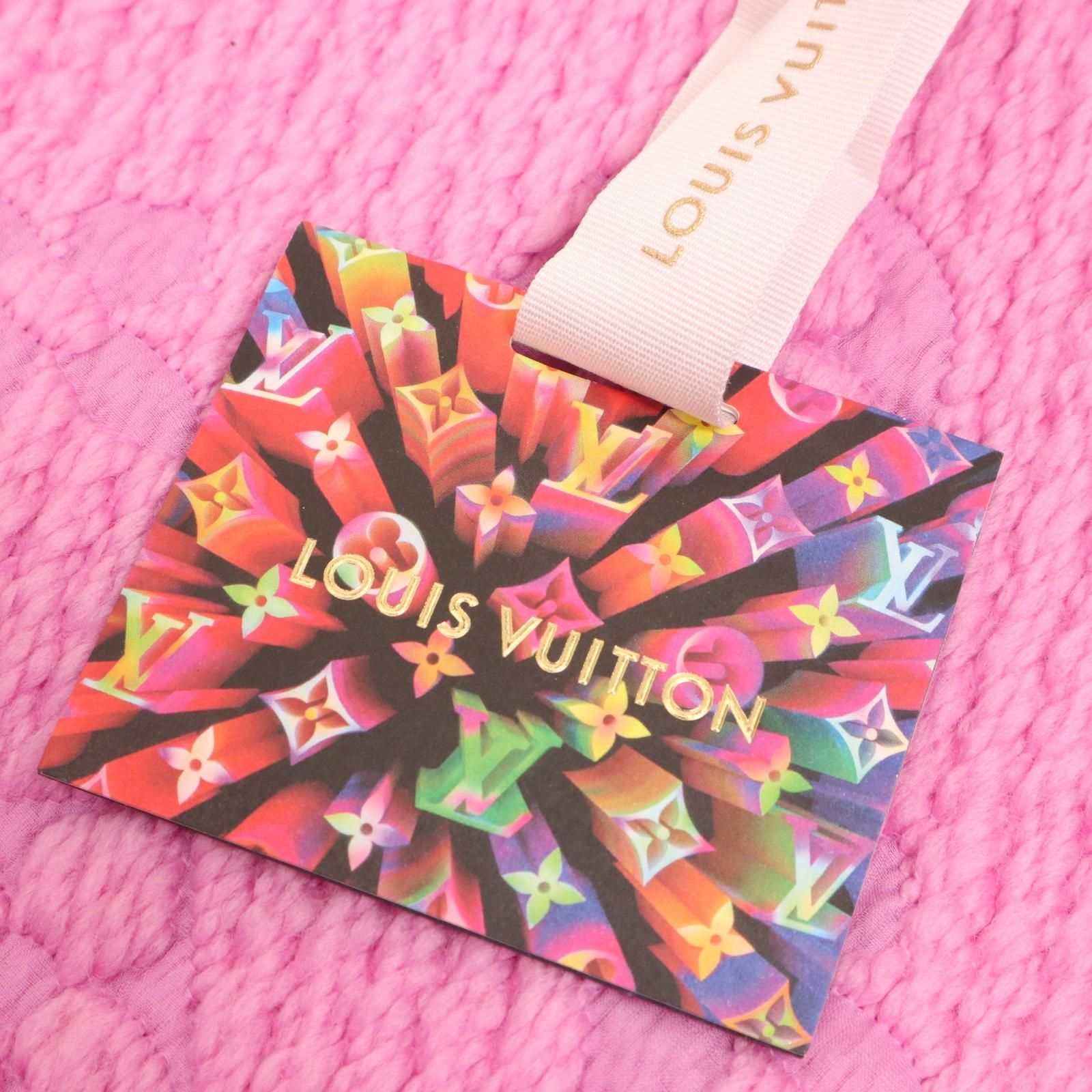 LOUIS VUITTON ルイヴィトン エシャルプ ロゴマニア マフラー 箱