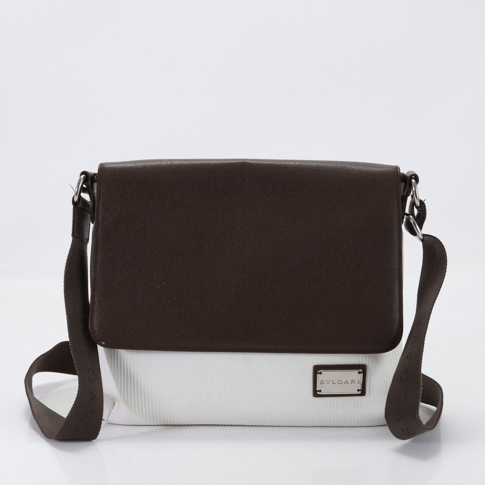 【美品】ブルガリ ミレリゲ ショルダーバッグ ロゴプレート 黒 レザー BVLGARI ブルガリ ロゴプレート ショルダーバッグ レザー ブラック 黒