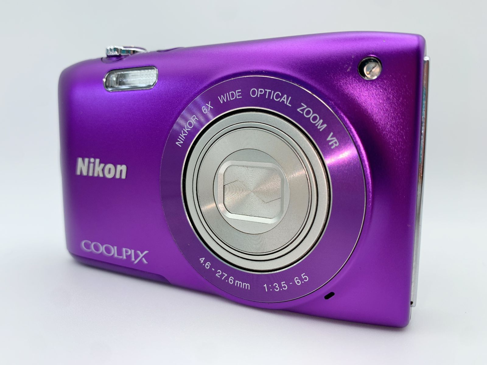 返品保証 Nikon COOLPIX S3300 パープル コンパクトデジタルカメラ デジカメ コンデジ