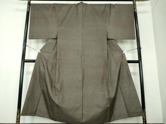 平和屋着物●男性　本場大島紬　長襦袢(袷)セット　100亀甲　総詰め　正絹　逸品　DAAS3956ps 平和屋着物○男性 本場大島紬 長襦袢(袷)セット 100亀甲 総詰め 正絹 逸品