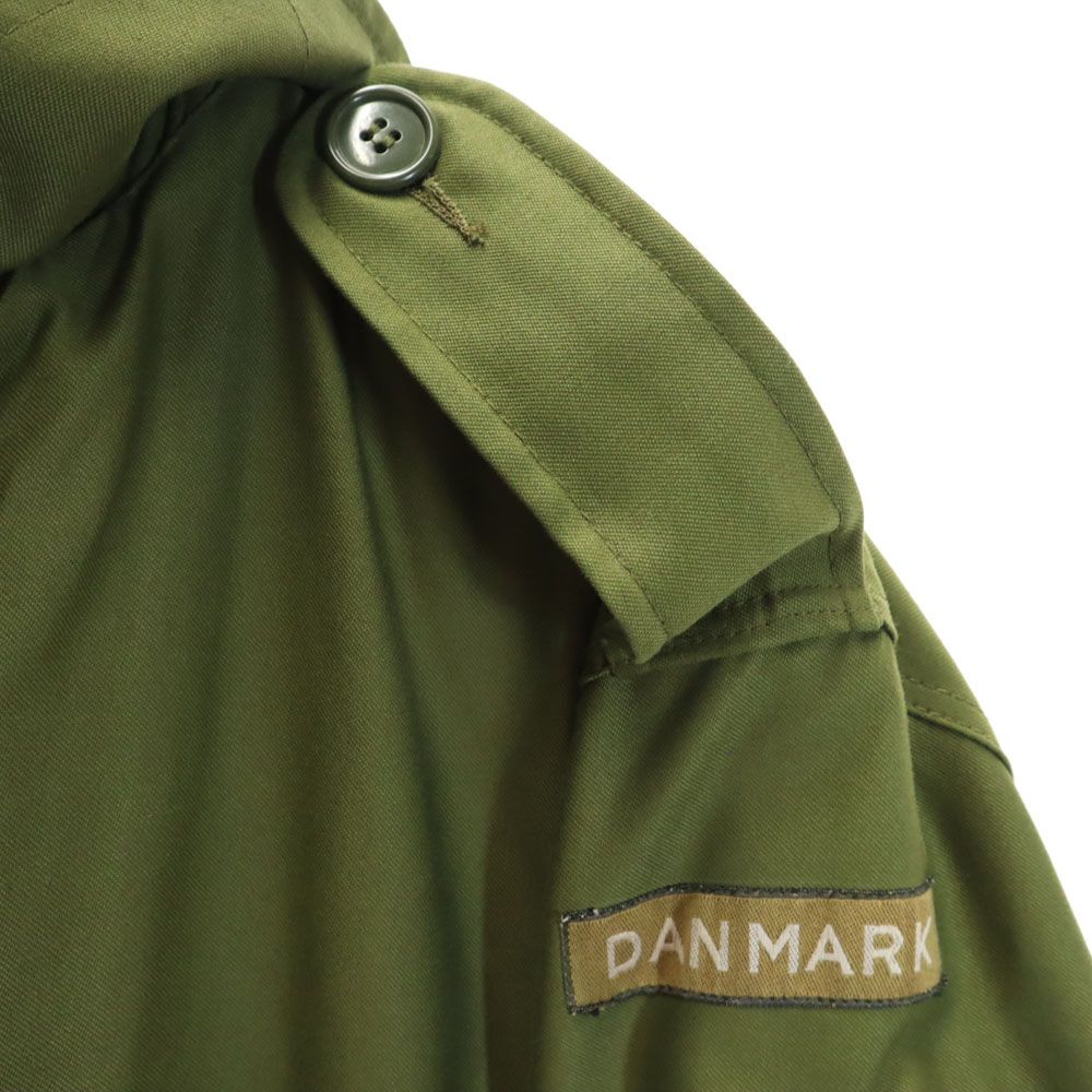 デンマーク軍 70s ヴィンテージ ミリタリーコート カーキ DANISH ARMY メンズ デンマーク軍 70s ヴィンテージ ミリタリーコート カーキ DANISH ARMY
