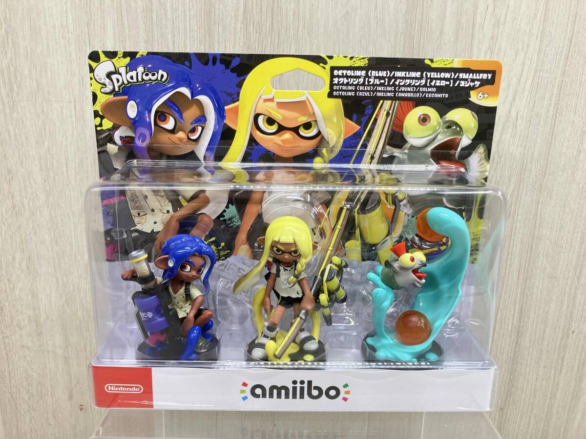 未開封】amiibo トリプルセット【インクリング(イエロｰ)/オクト