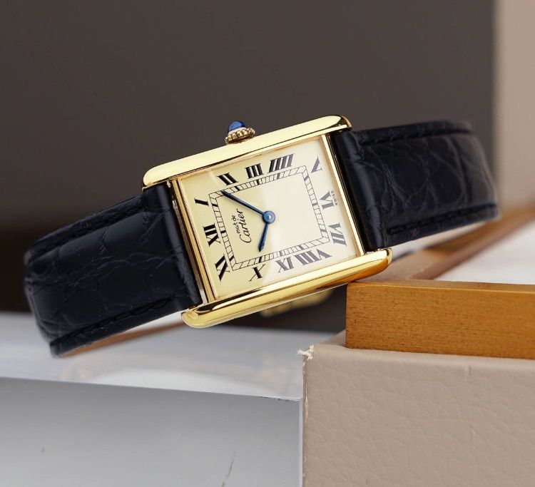 【y】カルティエ マストタンク LM 手巻 アイボリーローマン SELECT INC. [CARTIER マストタンク LM 手巻き アイボリー