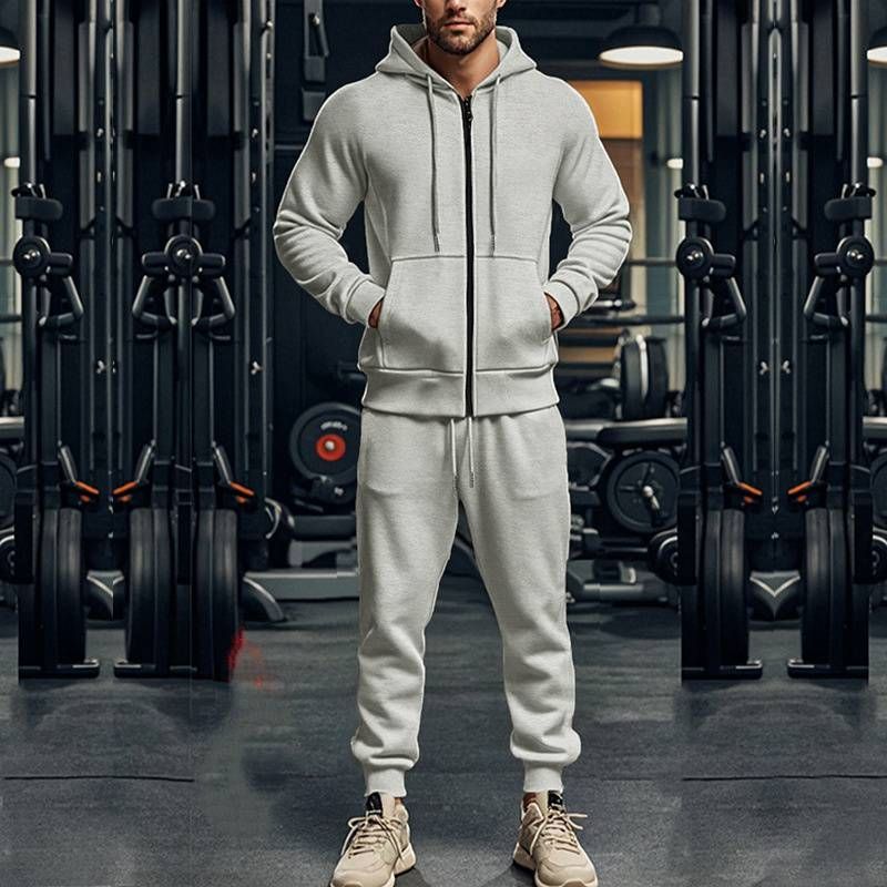 Qoo10] 裏起毛＆薄手 ジャージ スウェット 上下 上下セット 裏起毛 即購入OK メンズ ジャージ スウェット 運動着 セットアップ 防寒 保温 暖かい 秋 冬 無地 長袖 ジップアップ パーカ ロング丈 スウェットパンツ ウエストゴム トップス ボ