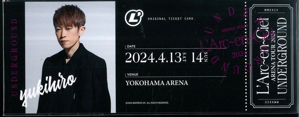L'Arc～en～Ciel ARENA TOUR 2024 UNDERGROUND デジタル ラル