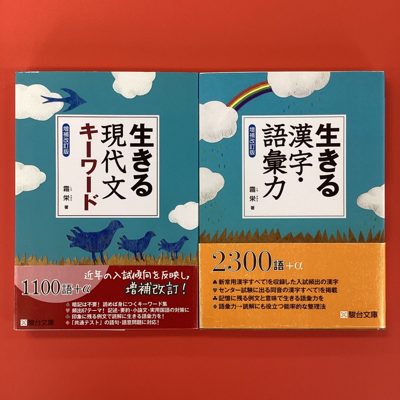 生きる 現代文キーワード／漢字・語彙力 増補改訂版 駿台文庫2冊セット 