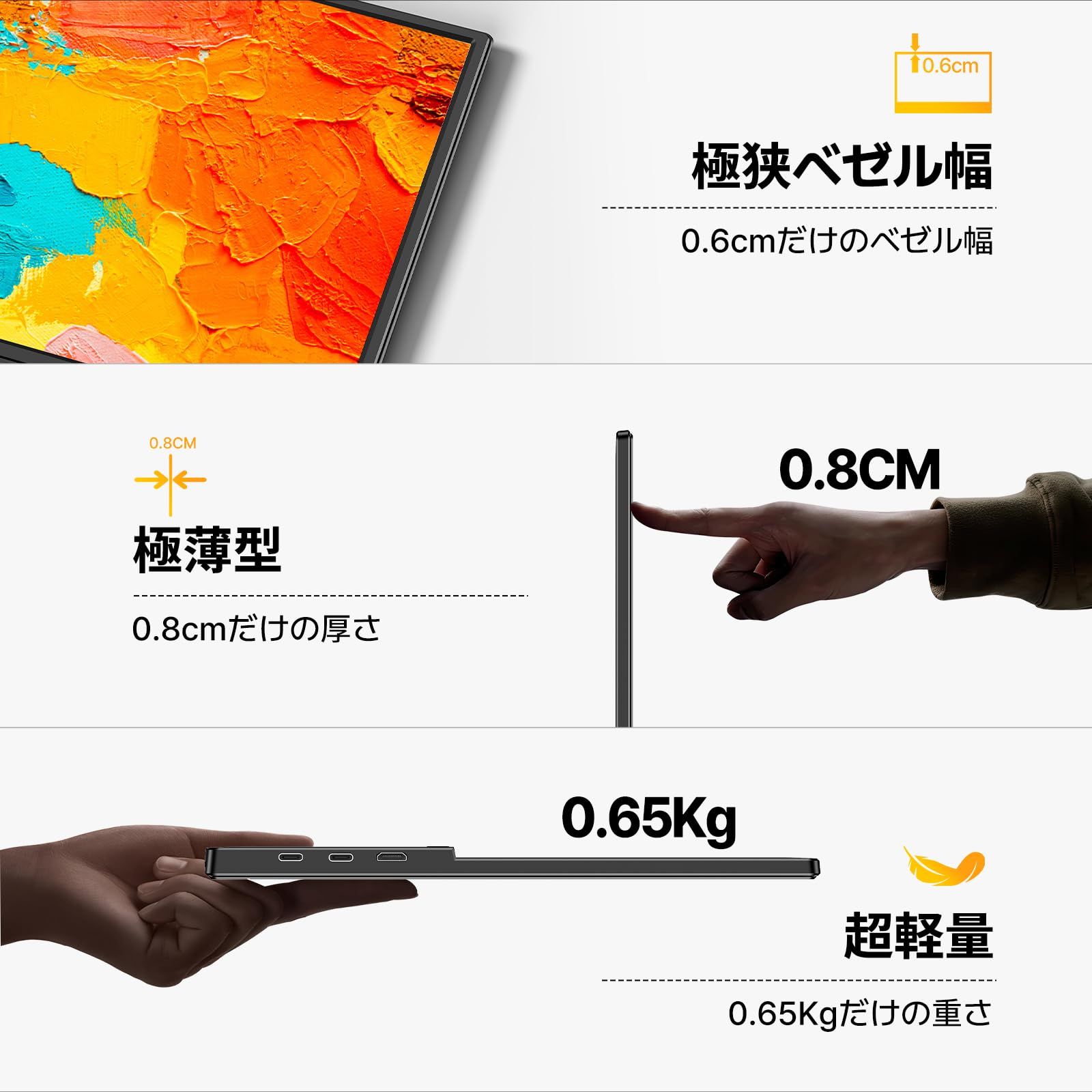 モバイルモニター 15.6インチ