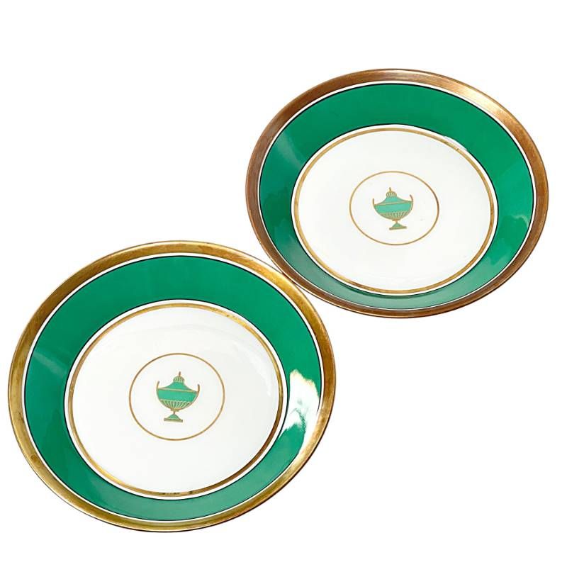  リチャードジノリ インペログリーン カップ ソーサー 2客 緑 金彩 TD 10 ティーカップ ソーサー コーヒー ティーカップ