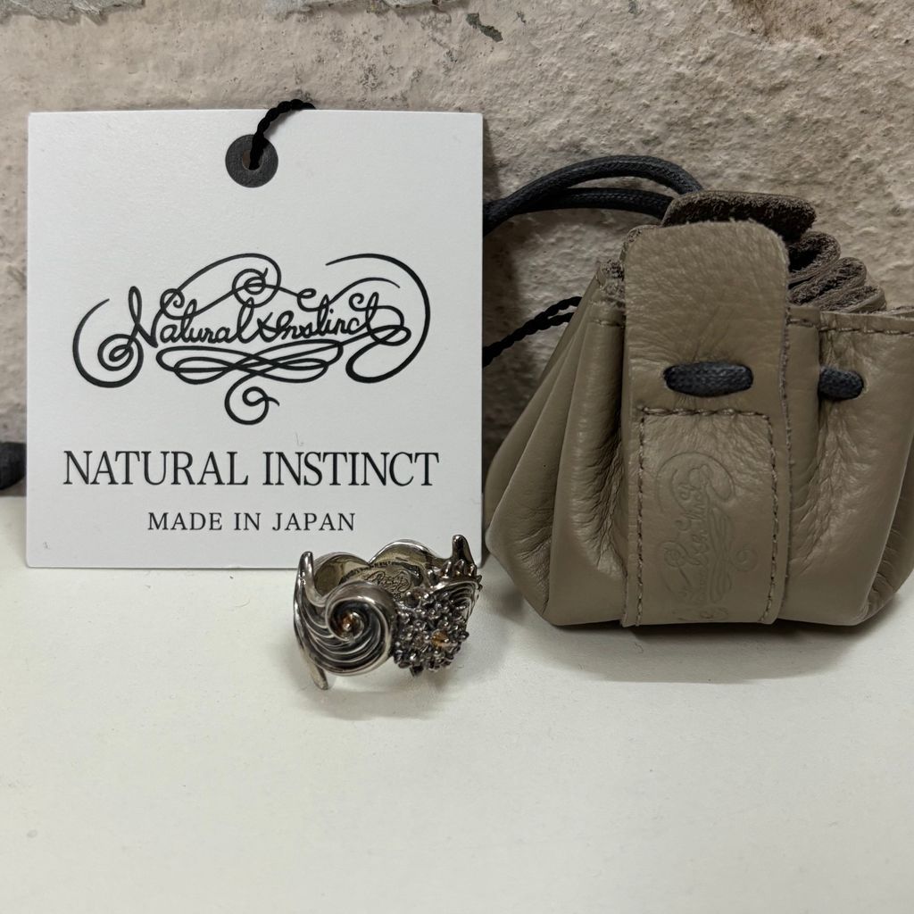 NATURAL INSTINCT ナチュラルインスティンクト 23SS MOMENT for Amanojak リング シルバー size 17 表参道A06