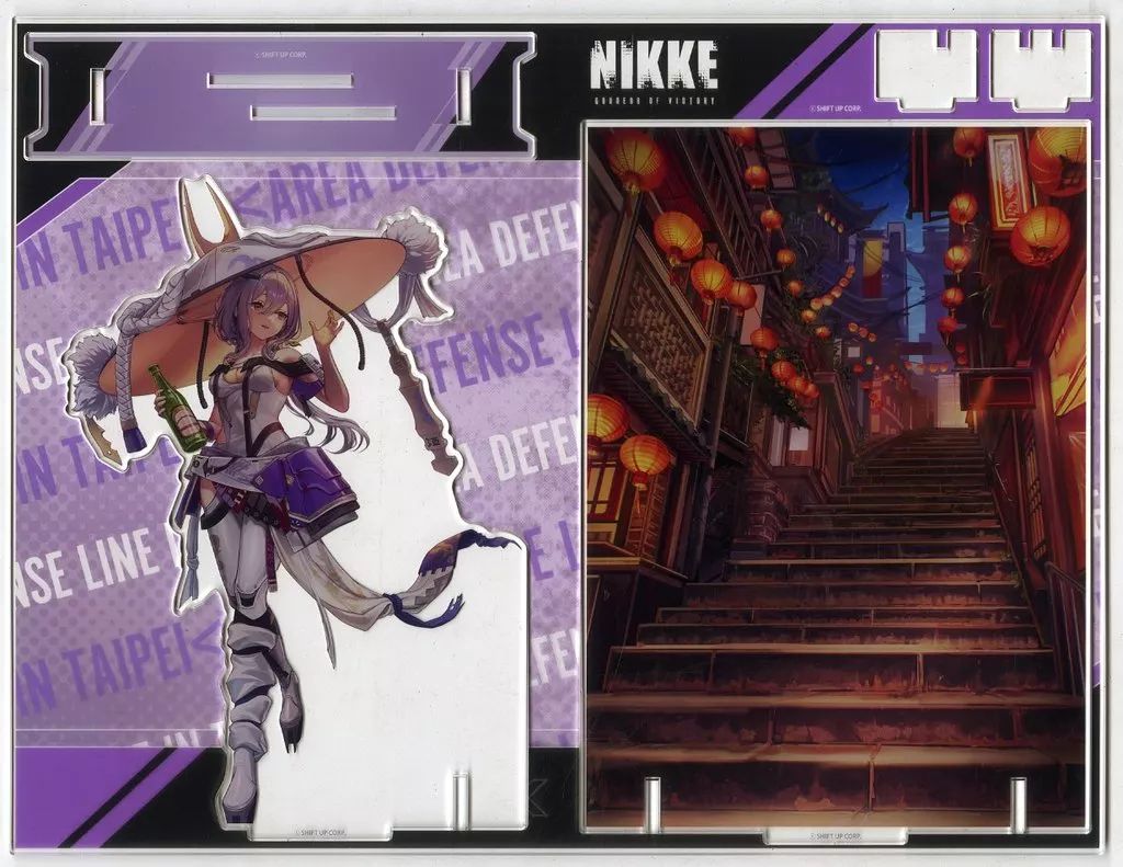 勝利の女神:NIKKE ニケ エリア防衛戦 ジオラマアクリルスタンド 勝利の