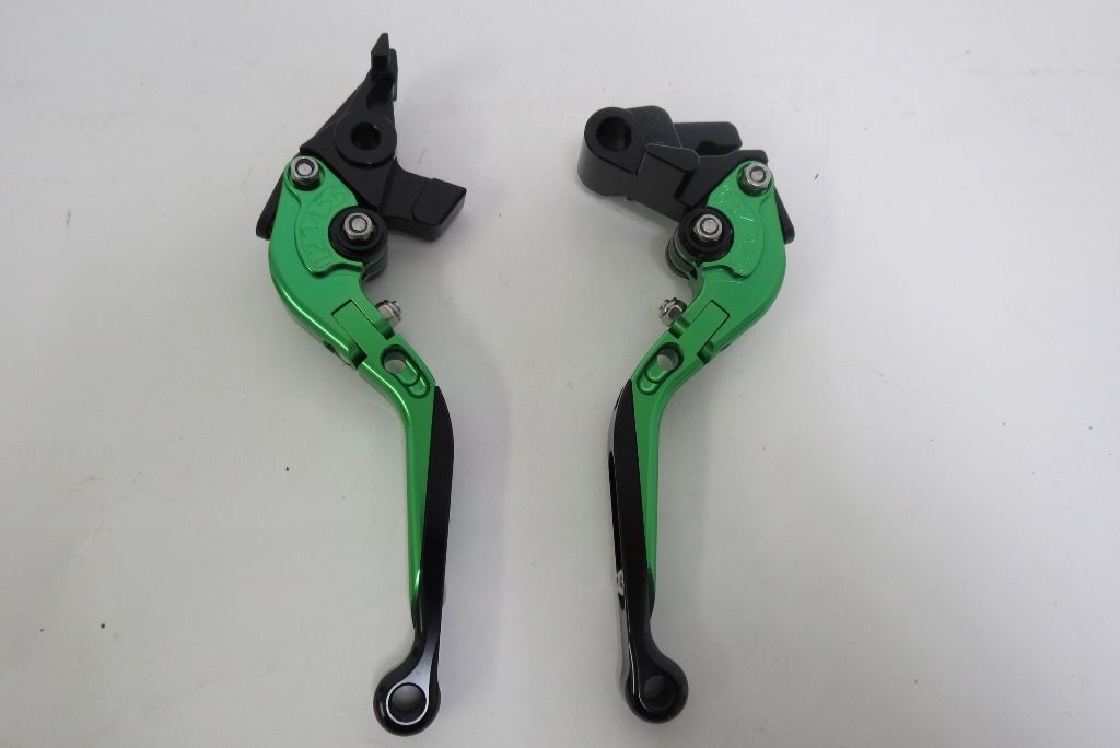 NINJA400 NINJA400R NINJA650R ER-6N/F ビレットレバーロング 緑
