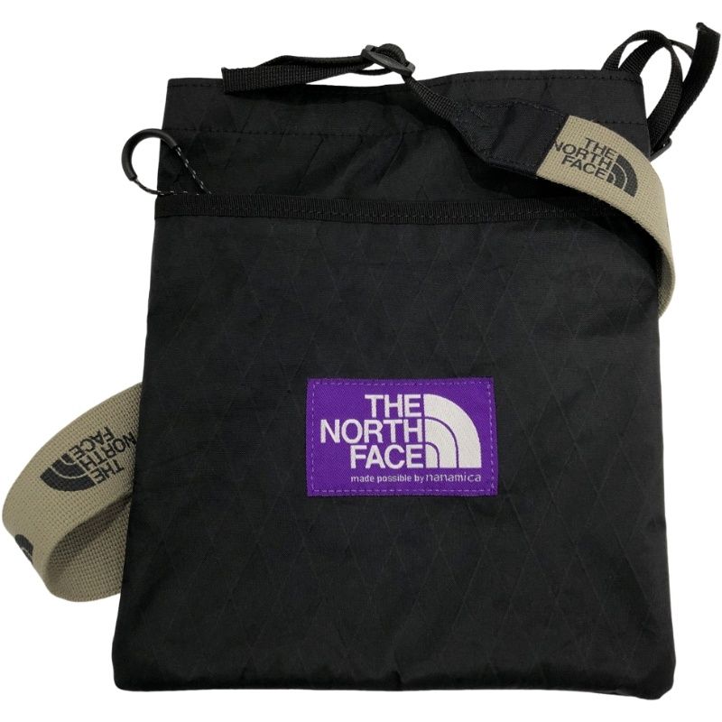 【極美品】THE NORTH FACE パープル ショルダーバッグ ブラック☆ THE NORTH FACE PURPLE LABEL Field Small Shoulder Bag Black X