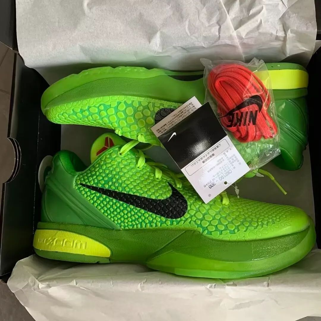 新品未使用Nike Kobe 6 Protro "Grinch" (2020)　　 ナイキ コービー6 プロトロ "グリンチ" (2020)