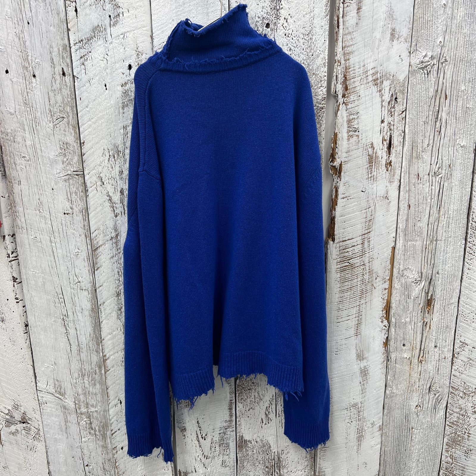 VETEMENTS ヴェトモン17AW WAH18KN2 サークルスターダメージ加工